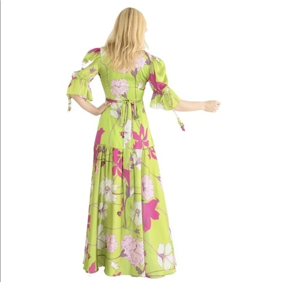Glory Ang Passion Flower Kimono Wrap Dress - Picture 4 of 16